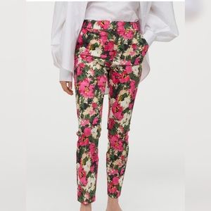 Floral Slacks - Business attire, Office Wear, Corporate Clothes for Women